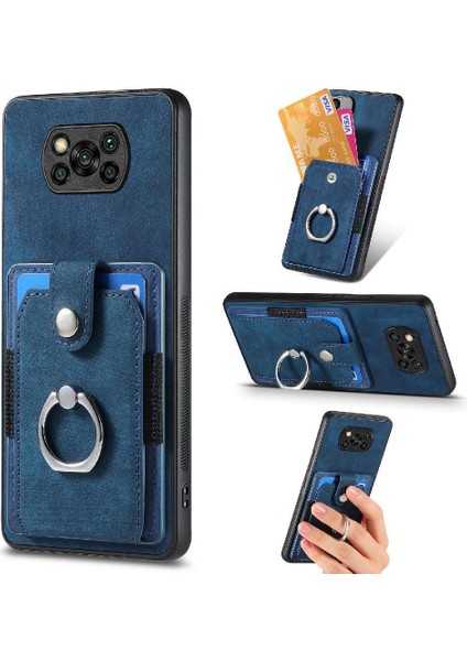 Xiaomi Poco X3 Nfc Standı Halka Tutucu Crad Yuvası Manyetik Araç Montaj (Yurt Dışından)