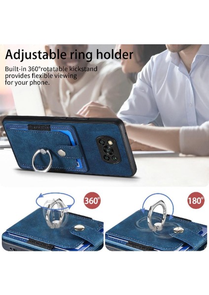 Xiaomi Poco X3 Nfc Standı Halka Tutucu Crad Yuvası Manyetik Araç Montaj (Yurt Dışından)