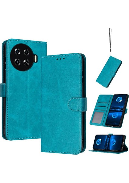 Tecno Spark Için Flip Case 20 Pro Artı Kart Yuvası ile 4g Pu Deri (Yurt Dışından)