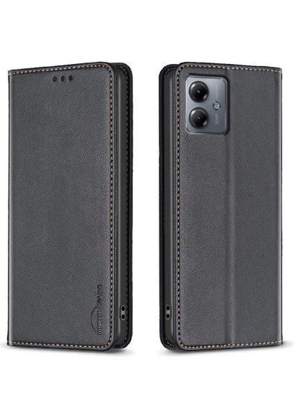 Motorola Moto G14 4g Çok Renkli Manyetik Cüzdan Iş Pu Için Flip Case (Yurt Dışından)