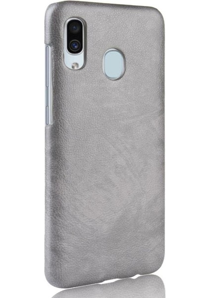 Samsung Galaxy A30 Için Retro KILIF/A20 Lychee Desen Koruyucu Kapak (Yurt Dışından) modelleri