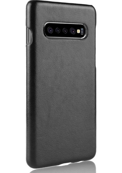 Retro Kılıf Samsung Galaxy S10 Artı Anti Scratch Lychee Desen Retro (Yurt Dışından) indirimleri