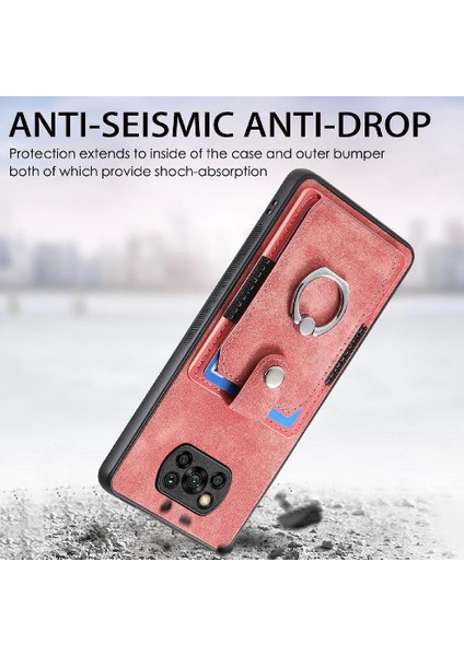 Xiaomi Poco X3 Nfc Standı Halka Tutucu Crad Yuvası Manyetik Araç Montaj (Yurt Dışından)