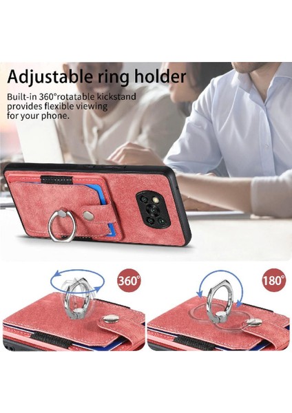 Xiaomi Poco X3 Nfc Standı Halka Tutucu Crad Yuvası Manyetik Araç Montaj (Yurt Dışından)