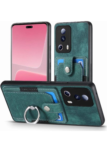 Xiaomi 13 Lite Için Kılıf Manyetik Araç Montaj Crad Yuvası Standı Halka Tutucu (Yurt Dışından)