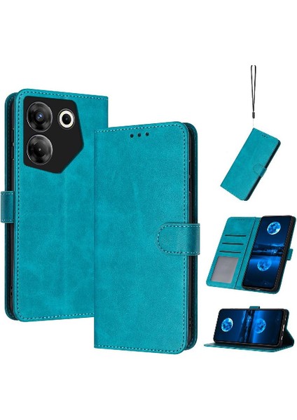 Tecno Camon 20 Pro 5g Için Toka Kickstand Pu Deri ile Flip Case (Yurt Dışından)