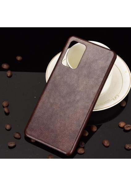 Samsung Galaxy A72 5g Lychee Desen Retro Koruyucu Kapak Için Retro Kılıf (Yurt Dışından) modelleri