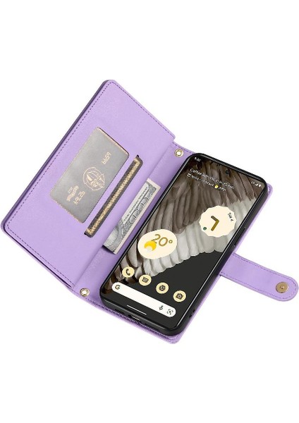 Google Piksel 7 Pro Çok Fonksiyonlu Kart Yuvaları Bilek Kayışı Için Flip Case (Yurt Dışından) indirimleri