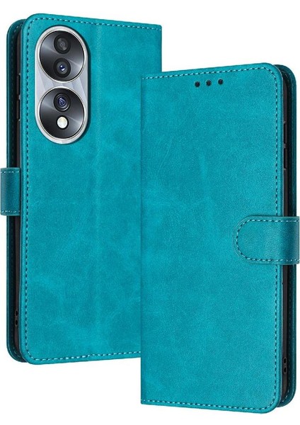 Kart Yuvası ile Onur 70 Pu Deri Saf Renk Kickstand Için Flip Case (Yurt Dışından)