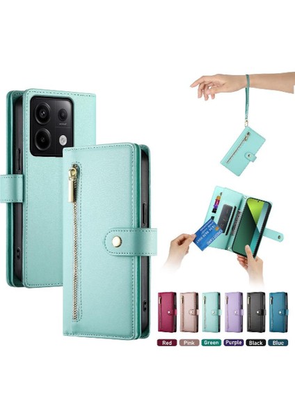 Xiaomi Redmi Not Için Flip Case 13 Pro 5g Cüzdan Bölmesi Bilek Kayışı (Yurt Dışından) fırsatları