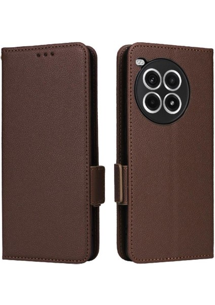 Oneplus Ace 3 Pro Için Flip Case Yan Toka Cüzdan Kart Yuvaları Tutucu Pu (Yurt Dışından) modelleri