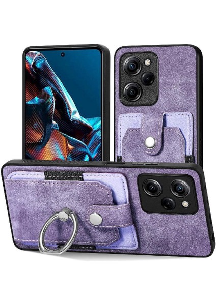 Xiaomi Poco X5 Pro Crad Yuvası Standı Manyetik Araç Montaj Yüzük Tutucu (Yurt Dışından)