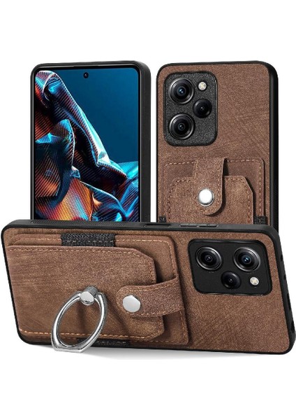 Xiaomi Poco X5 Pro Crad Yuvası Standı Manyetik Araç Montaj Yüzük Tutucu (Yurt Dışından)