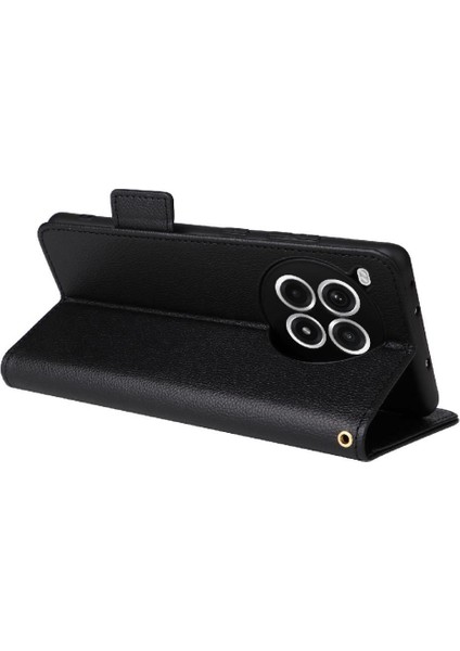 Oneplus Ace 3 Pro Için Flip Case Yan Toka Cüzdan Kart Yuvaları Tutucu Pu (Yurt Dışından) modelleri