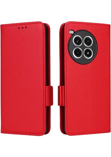 Oneplus Ace 3 Pro Için Flip Case Yan Toka Cüzdan Kart Yuvaları Tutucu Pu (Yurt Dışından)