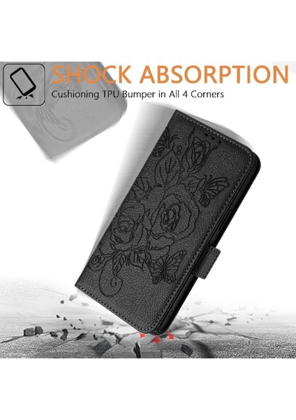 IPhone 8 Için Kılıf Artı/7 Artı Kredi Kartı Yuvası ile Pu Deri Manyetik (Yurt Dışından)