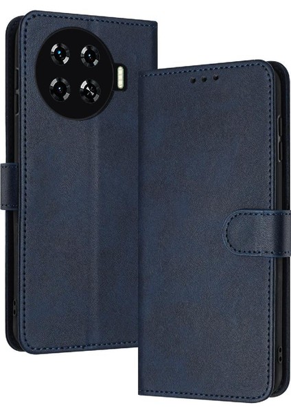 Tecno Spark Için Flip Case 20 Pro Artı Kart Yuvası ile 4g Pu Deri (Yurt Dışından)