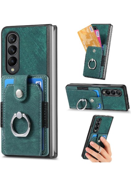 Samsung Galaxy Için Kılıf Fold 4 Manyetik Araç Montaj Yüzük Tutucu Crad Yuvası (Yurt Dışından) fırsatları