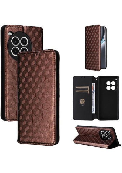 Oneplus Ace 3 Pro Için Flip Case Manyetik Kapatma Cüzdan Pu Deri Kart (Yurt Dışından)