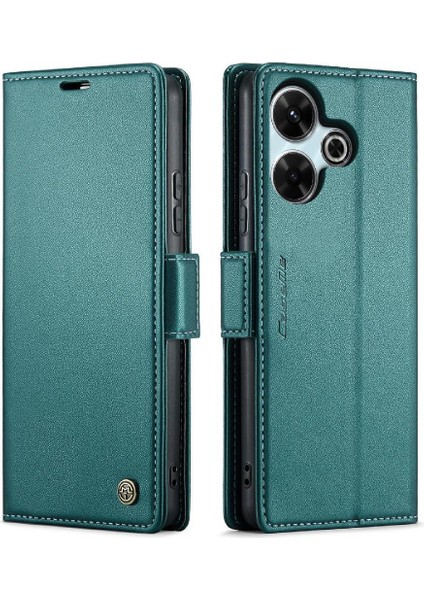Xiaomi Redmi Için Caseme Durumda 13 4g Kickstand Anti Dolandırıcılık Cüzdan Kılıf Kılıf (Yurt Dışından)