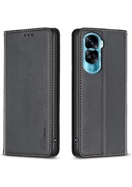 Onur Için Flip Case 90 Lite Pu Deri Iş Çoklu Kart Yuvası Manyetik (Yurt Dışından)