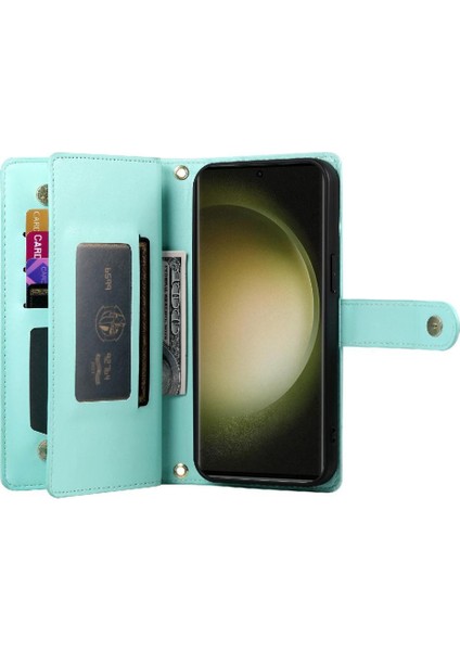 Samsung Galaxy S23 Ultra Çok Fonksiyonlu Kart Yuvaları Cüzdan Için Flip Case (Yurt Dışından) modelleri