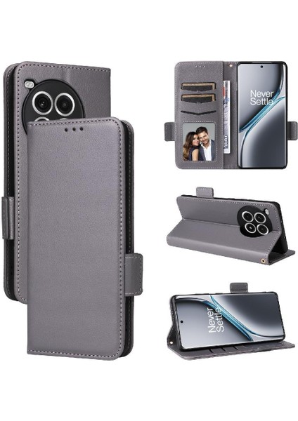 Oneplus Ace 3 Pro Için Flip Case Yan Toka Cüzdan Kart Yuvaları Tutucu Pu (Yurt Dışından)