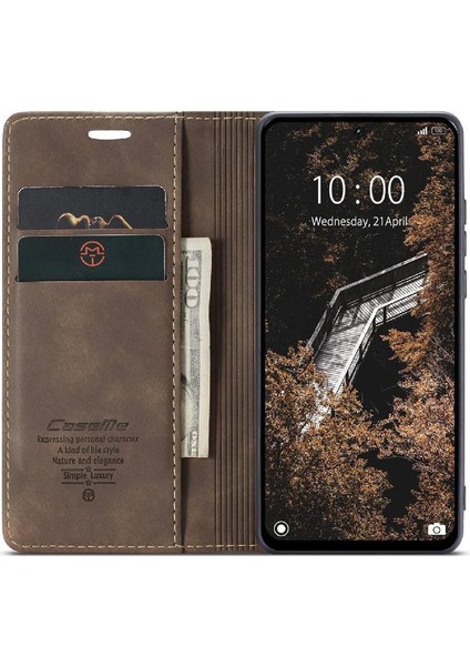 Xiaomi Redmi Için Flip Case 13 4g Manyetik Kapatma Darbeye Vaka Kart Pu (Yurt Dışından)