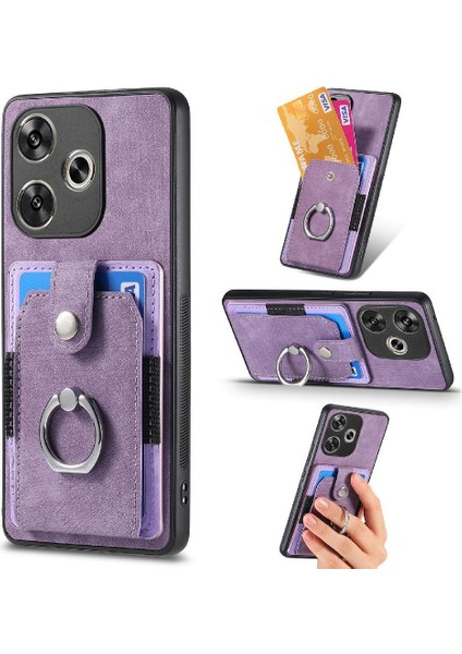 Xiaomi Poco F6 Standı Crad Yuvası Manyetik Araç Montaj Halkası Tutucu (Yurt Dışından)