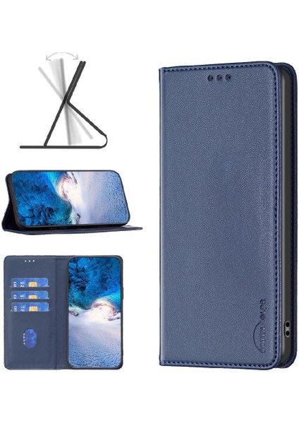 Xiaomi Poco M3 Pro Iş Manyetik Cüzdan Pu Deri Yuvası Için Flip Case (Yurt Dışından)