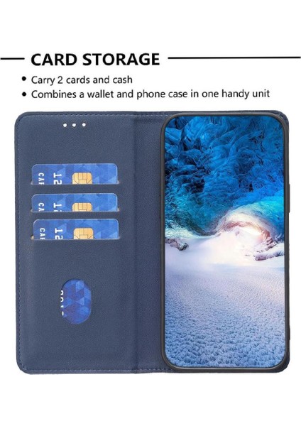 Xiaomi Poco M3 Pro Iş Manyetik Cüzdan Pu Deri Yuvası Için Flip Case (Yurt Dışından)