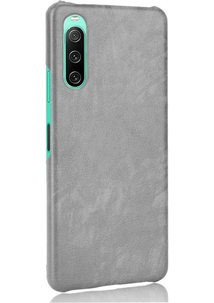 Sony Xperia 10 Iv Için Retro Kılıf Retro Anti Scratch Lychee Desen Kapak (Yurt Dışından) modelleri