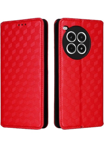 Oneplus Ace 3 Pro Için Flip Case Manyetik Kapatma Cüzdan Pu Deri Kart (Yurt Dışından)