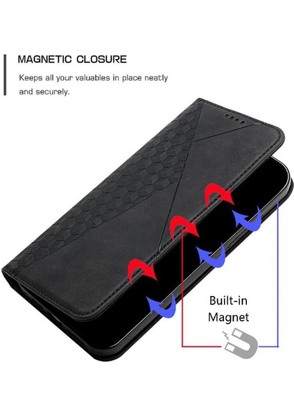 Google Piksel 9 Pro Xl Cüzdan Kickstand Kart Ekleme Pu Için Flip Case (Yurt Dışından)