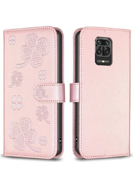 Xiaomi Redmi Not 9 Için Flip Case Pro Max Kart Yuvaları Tutucu Kickstand Pu (Yurt Dışından)