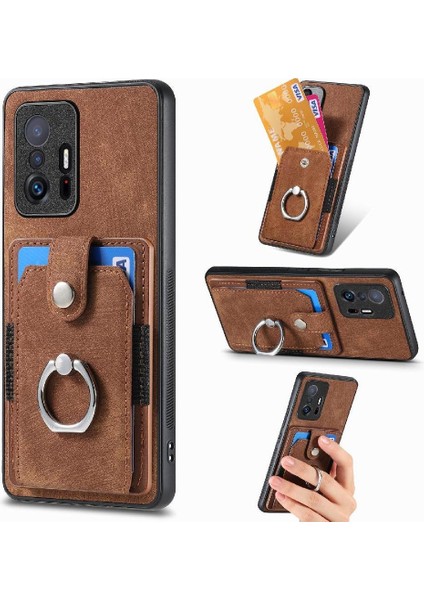 Xiaomi 11T/11T Pro Crad Yuvası Standı Halka Tutucu Manyetik Araç Montaj (Yurt Dışından)
