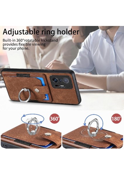 Xiaomi 11T/11T Pro Crad Yuvası Standı Halka Tutucu Manyetik Araç Montaj (Yurt Dışından) modelleri