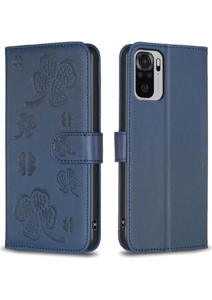 Xiaomi Redmi Not 10S Için Flip Case Pu Deri Kart Yuvaları Tutucu Kickstand (Yurt Dışından)