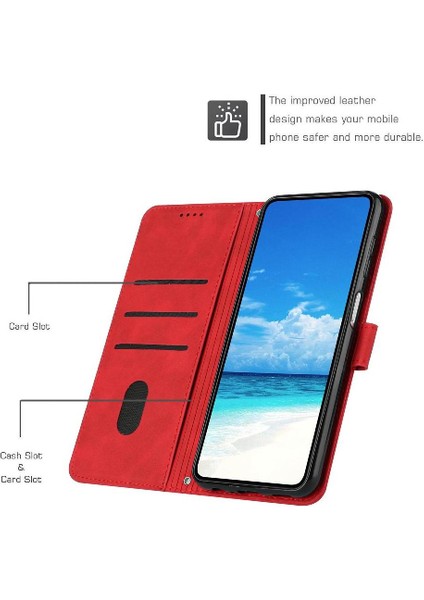 Tecno Pova 6 Neo Aşk Cüzdan Için Flip Case Yan Toka Pu Deri Kart (Yurt Dışından)