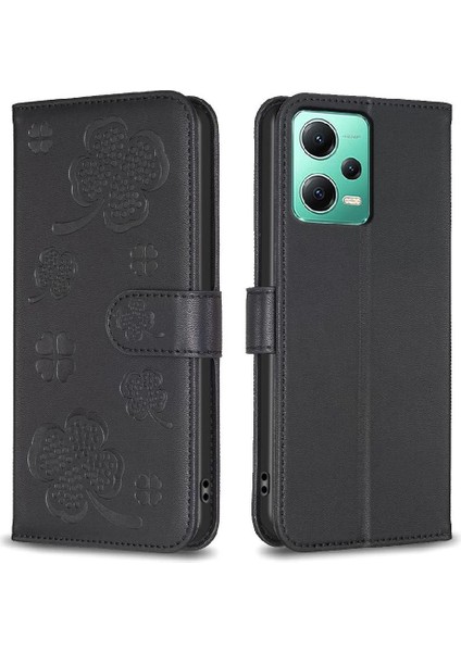 Xiaomi Redmi Not 12 Için Flip Case 5g Pu Deri Çok Renkli Kart Yuvaları (Yurt Dışından)