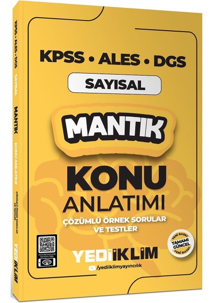 2025 KPSS ALES DGS Sayısal Mantık Konu Anlatımı