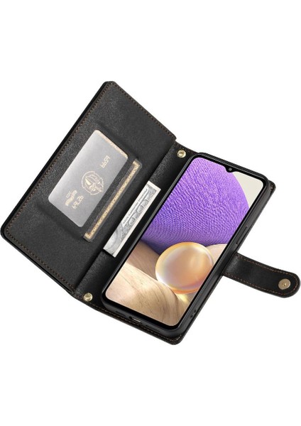 Samsung Galaxy A32 5g Kickstand Bilek Kayışı Çok Fonksiyonlu Flip Case (Yurt Dışından) modelleri