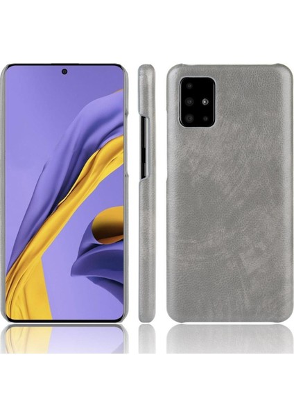 Samsung Galaxy A71 Için Retro Durumda Koruyucu Kapak Lychee Desen Anti (Yurt Dışından)