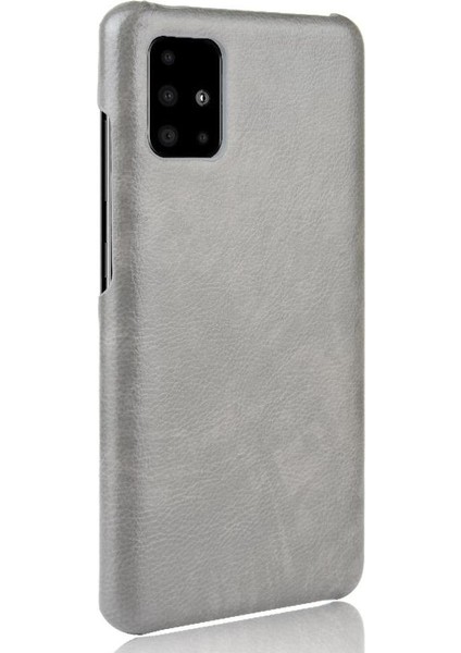 Samsung Galaxy A71 Için Retro Durumda Koruyucu Kapak Lychee Desen Anti (Yurt Dışından)