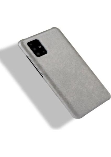 Samsung Galaxy A71 Için Retro Durumda Koruyucu Kapak Lychee Desen Anti (Yurt Dışından)