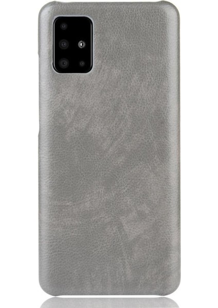 Samsung Galaxy A71 Için Retro Durumda Koruyucu Kapak Lychee Desen Anti (Yurt Dışından)