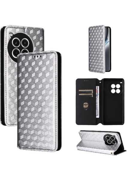 Oneplus Ace 3 Pro Için Flip Case Manyetik Kapatma Cüzdan Pu Deri Kart (Yurt Dışından)