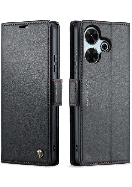 Xiaomi Redmi Için Caseme Durumda 13 4g Kickstand Anti Dolandırıcılık Cüzdan Kılıf Kılıf (Yurt Dışından)