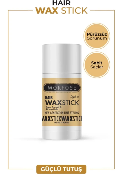 Stick Saç Wax 55 Gr - Saç Sabitleyici, Güçlü Tutuş