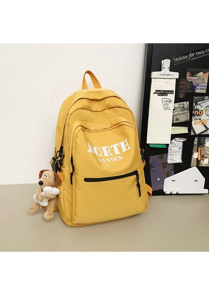 Okul Çantaları, Ortaokul Kızlarının Gösterişli Mektup Sırt Çantaları, Kız Üniversite Öğrencilerinin Gündelik ve Çok Yönlü Sırt Çantaları (Yurt Dışından)